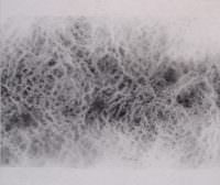 Bodenlos, Kohle auf Papier, 50 x 60 cm